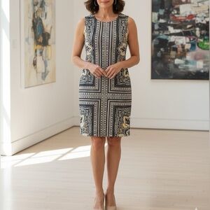 J. McLaughlin Sophia Dress Bursa Paisley Print Size Small